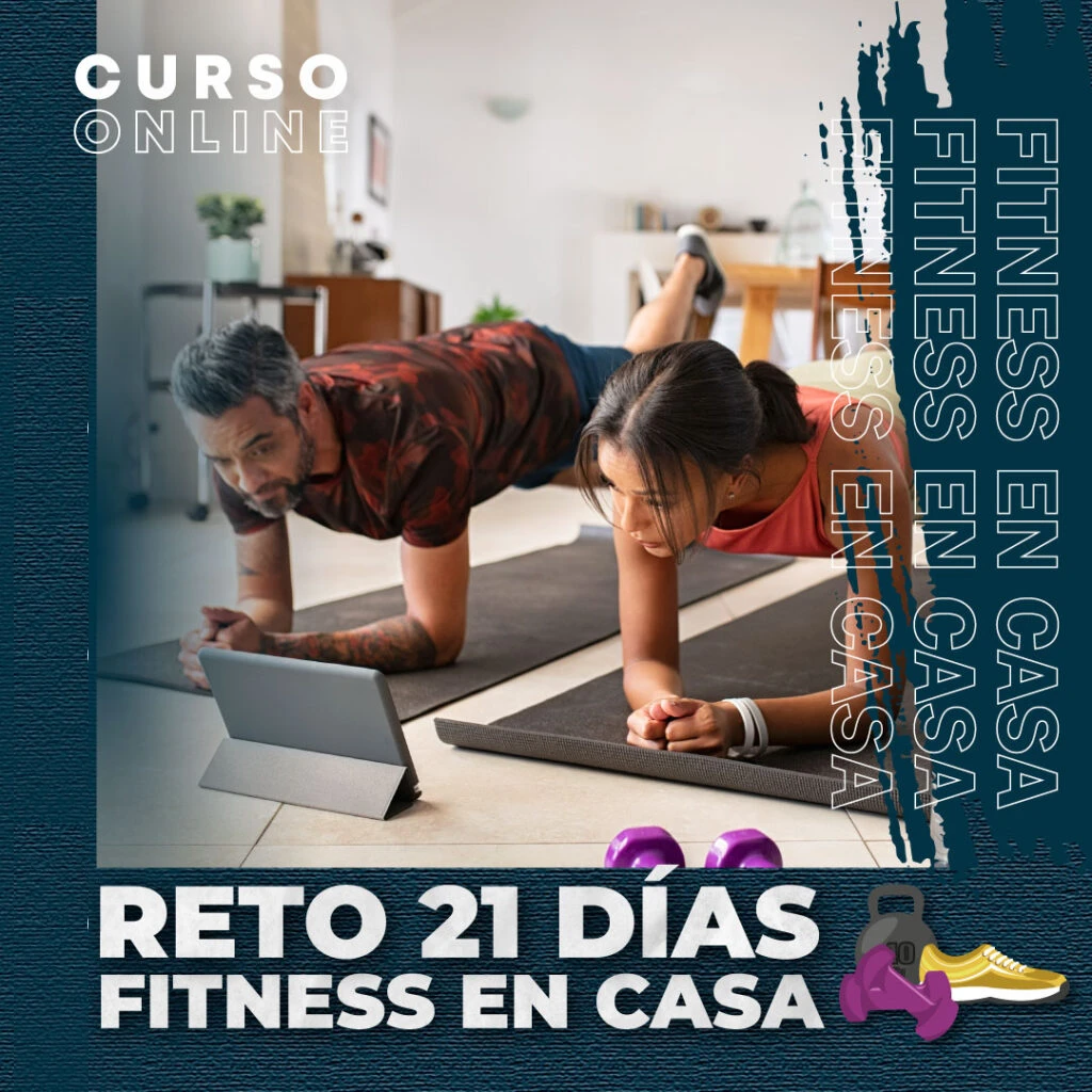 Curso Online de Salud Reto 21 días fitness en casa